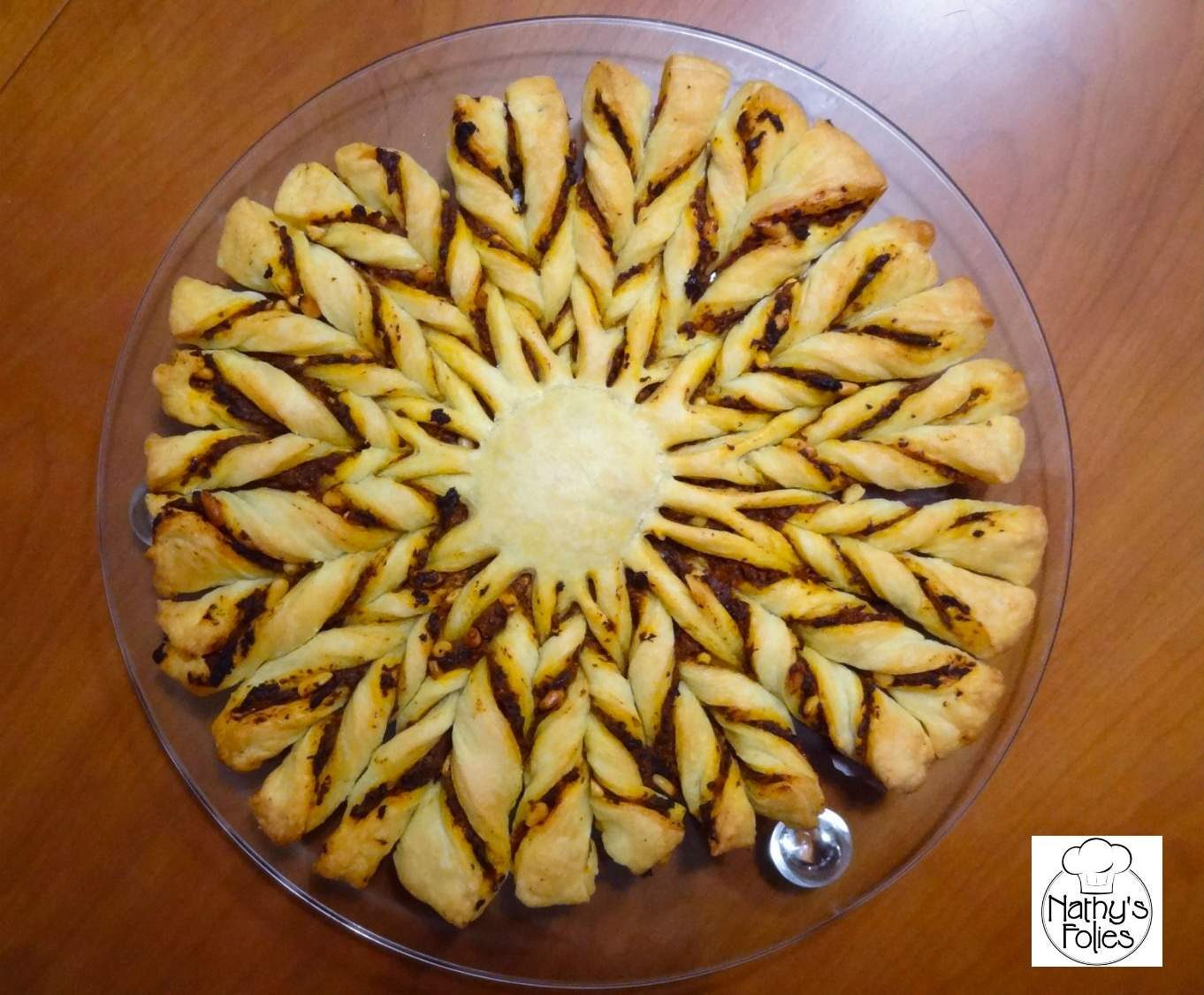 Feuilleté apéritif à la tomate séchée