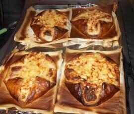 feuilleté aux jambon