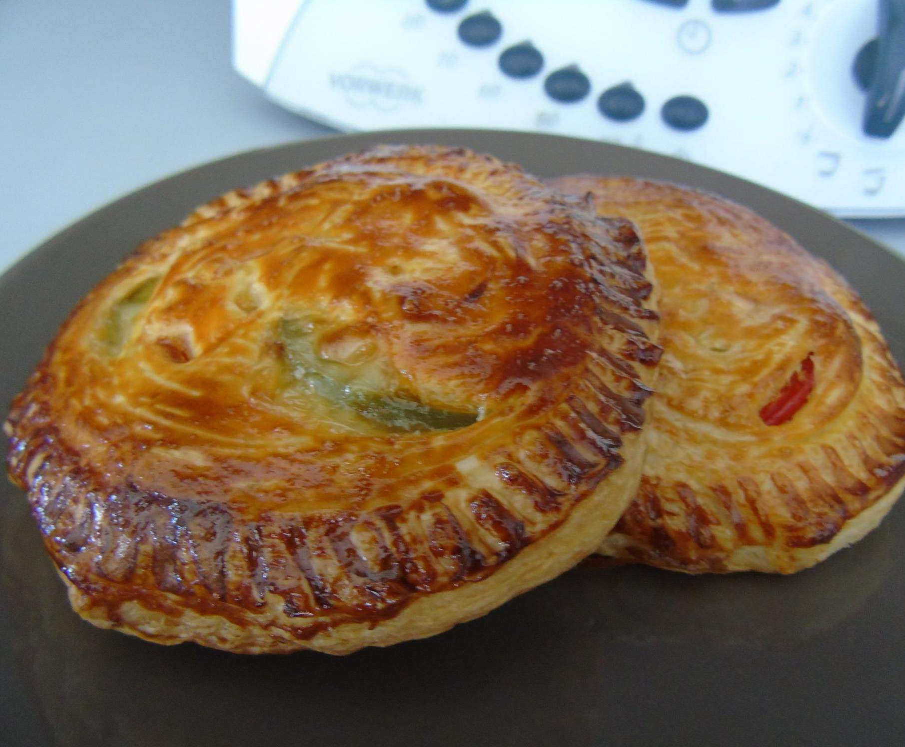 Feuilleté de Camembert aux 2 poivrons