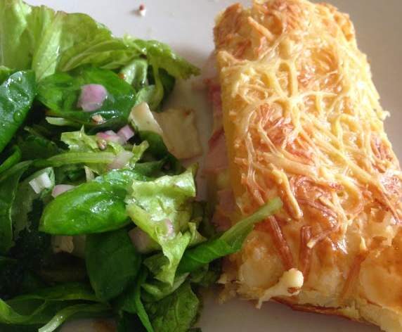 Feuilleté jambon fromage