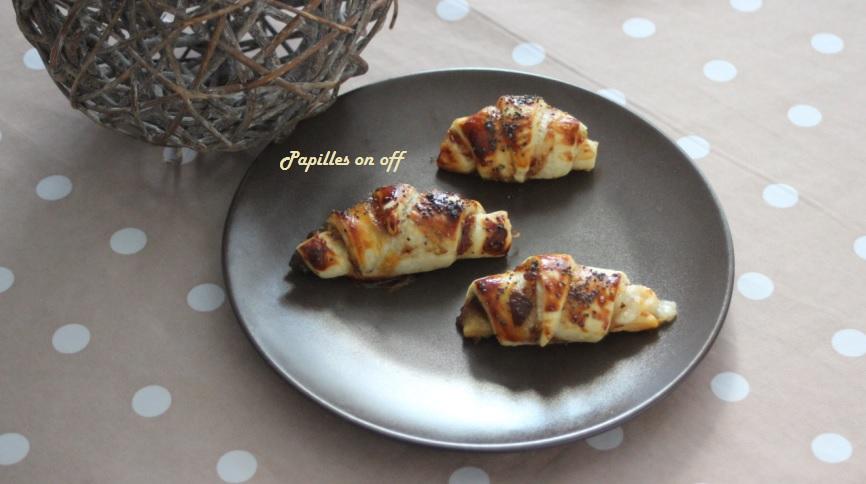 Feuilletés au confit de figues et chèvre