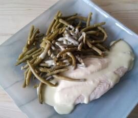 filet de panga sauce curry-coco