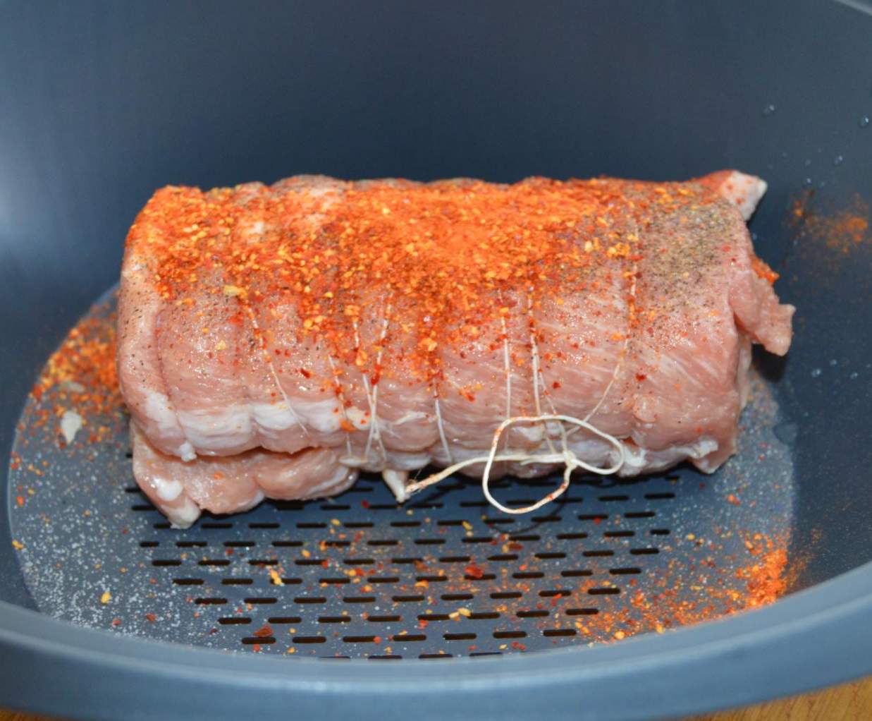 Filet mignon au chorizo accompagné de pommes de terre vapeur persillées