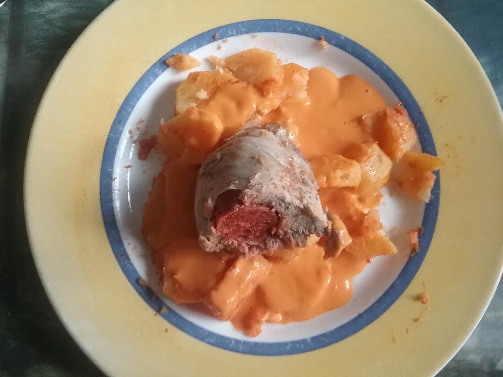 Filet mignon au chorizo et sa sauce poivron/chorizo