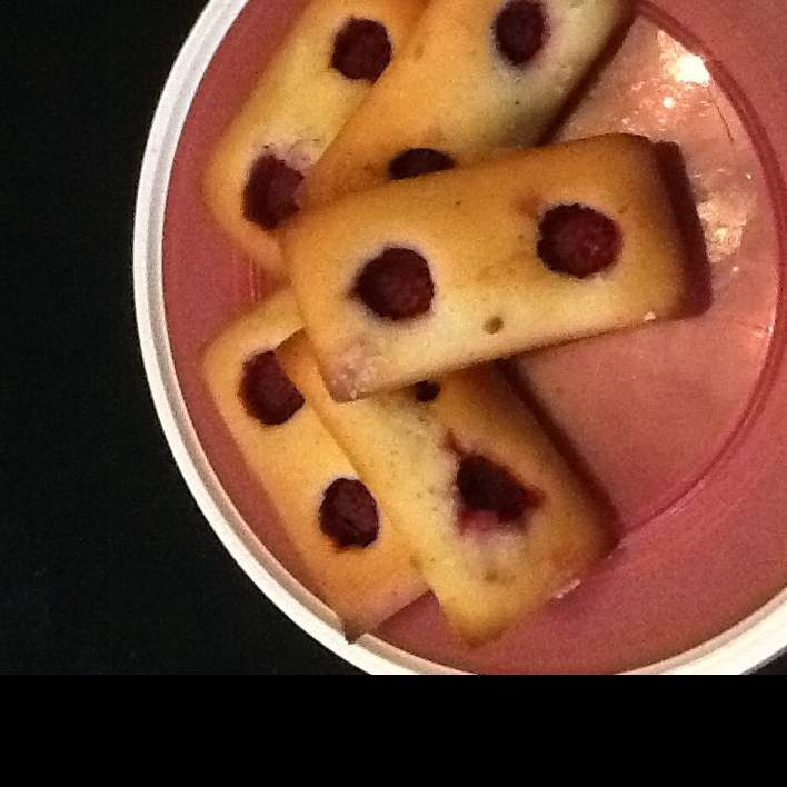 Financiers à la framboise