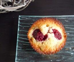 Financiers framboises pistaches