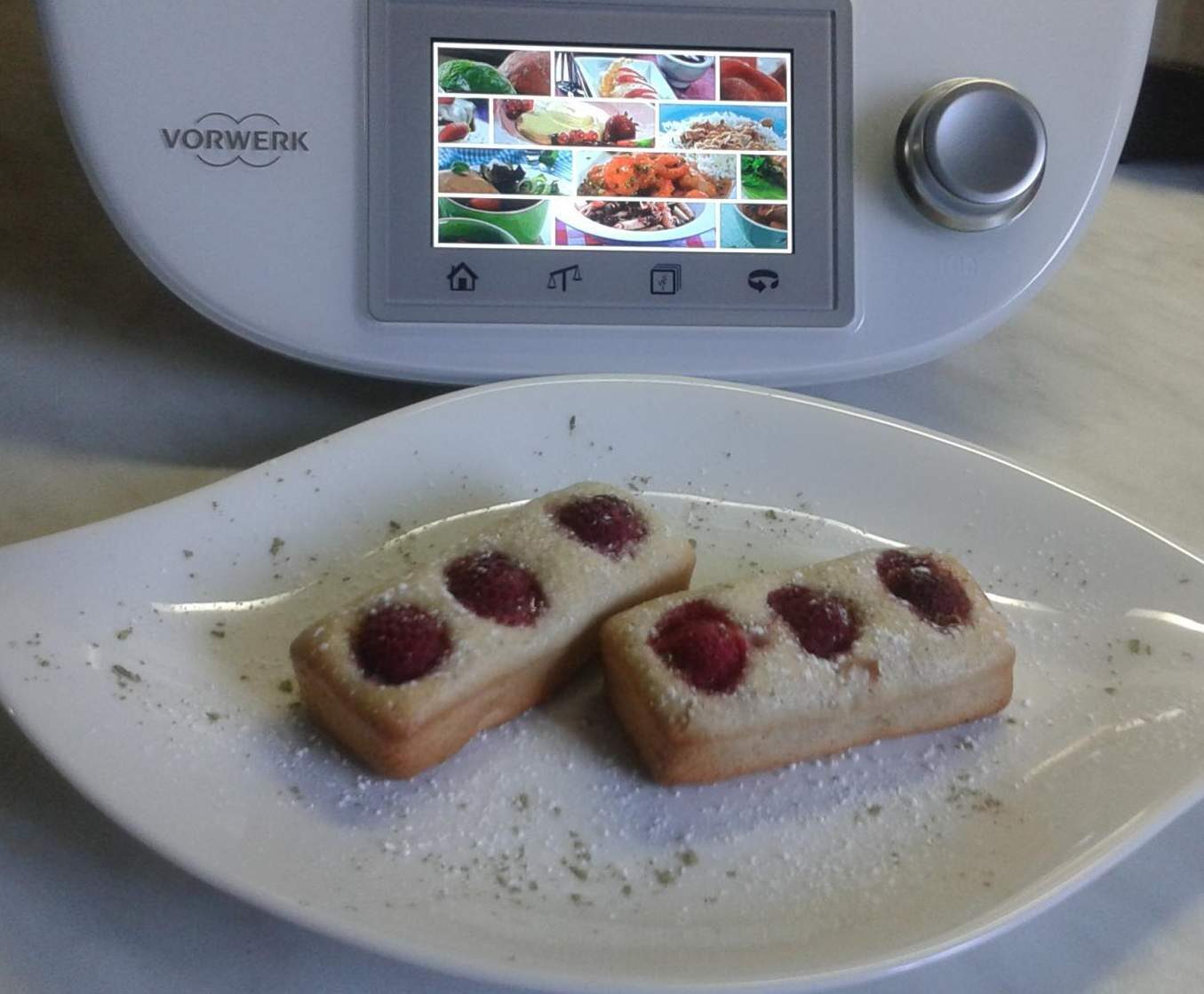 FINANCIERS PISTACHE FRAMBOISES