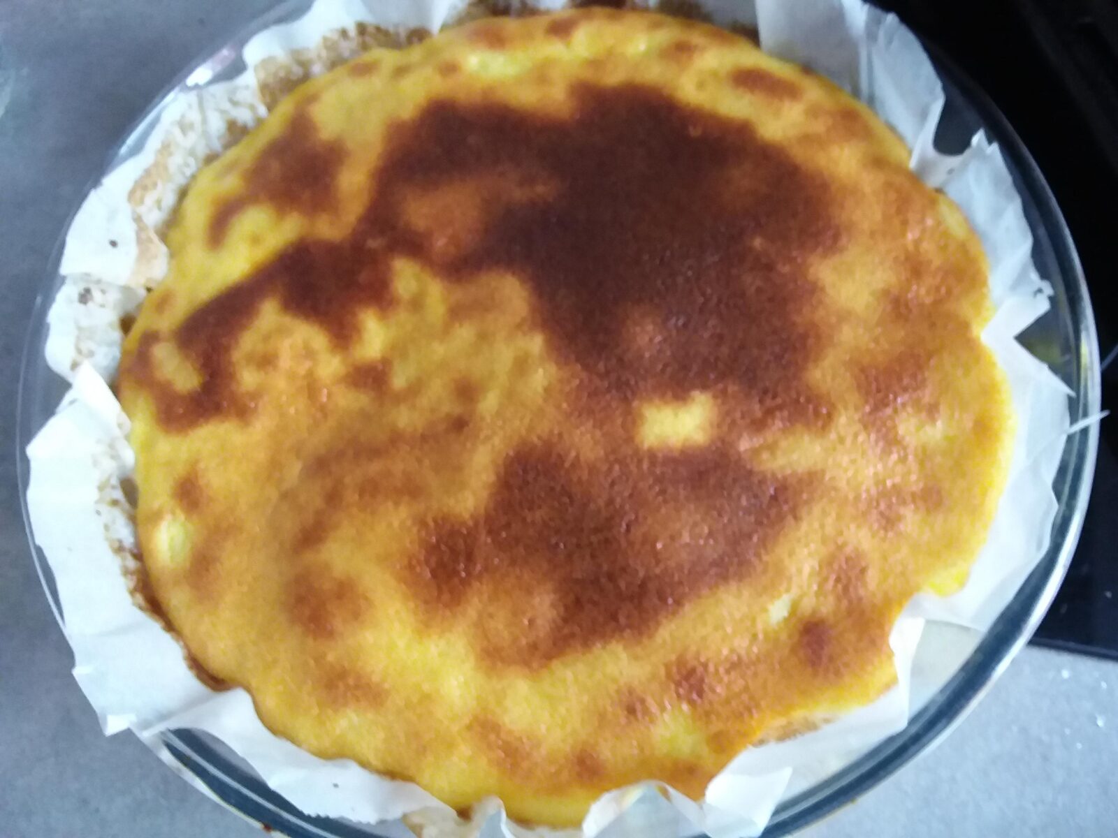 Flan au raisin sec