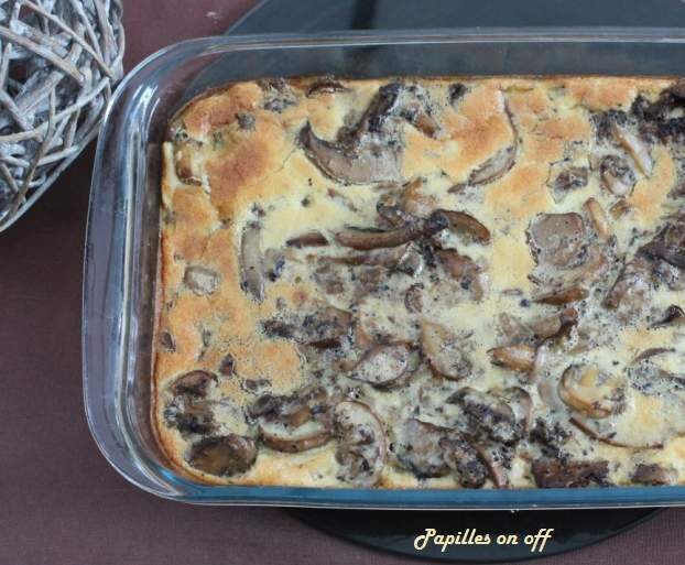 Flan aux champignons