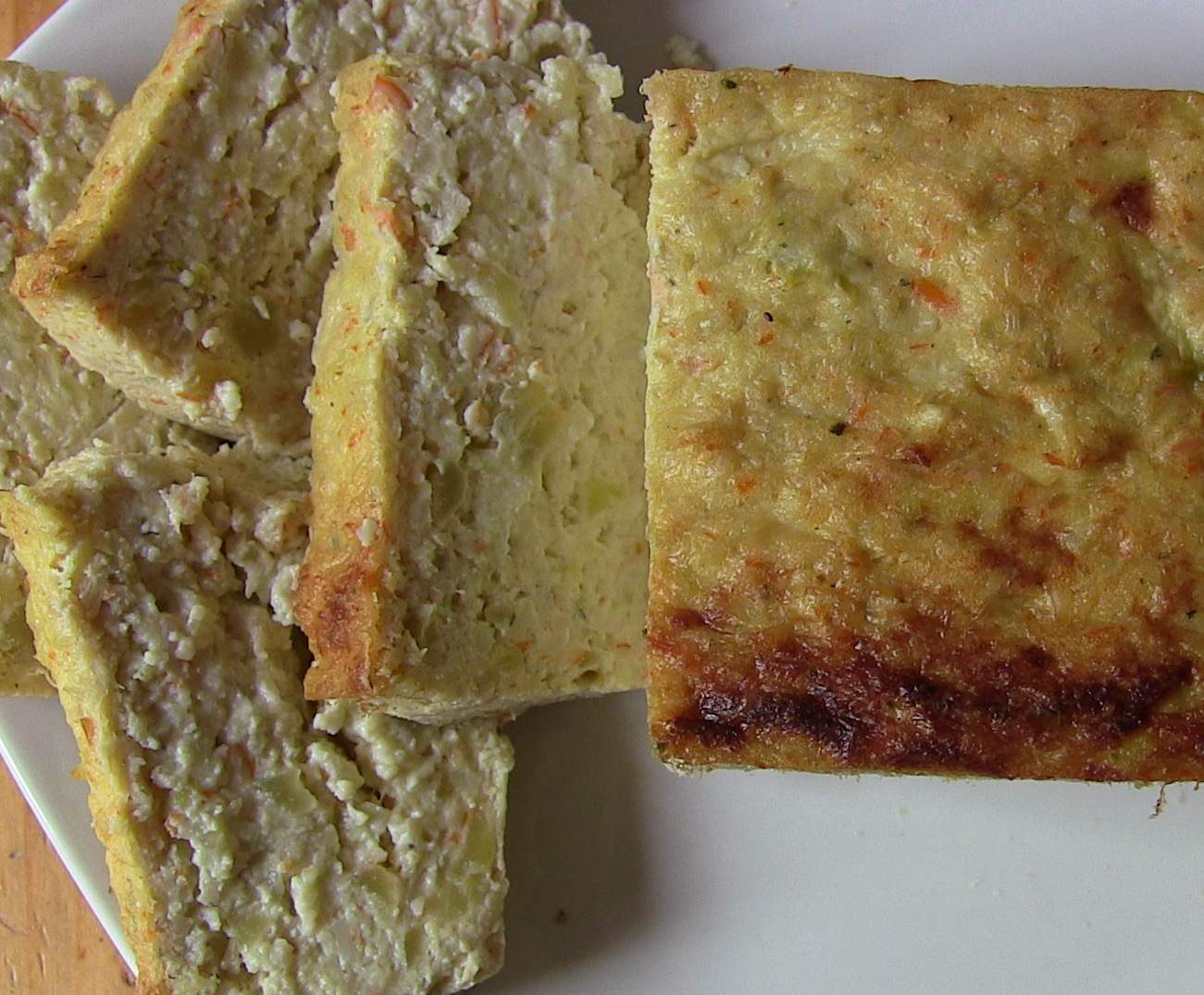 Flan aux courgettes et surimi