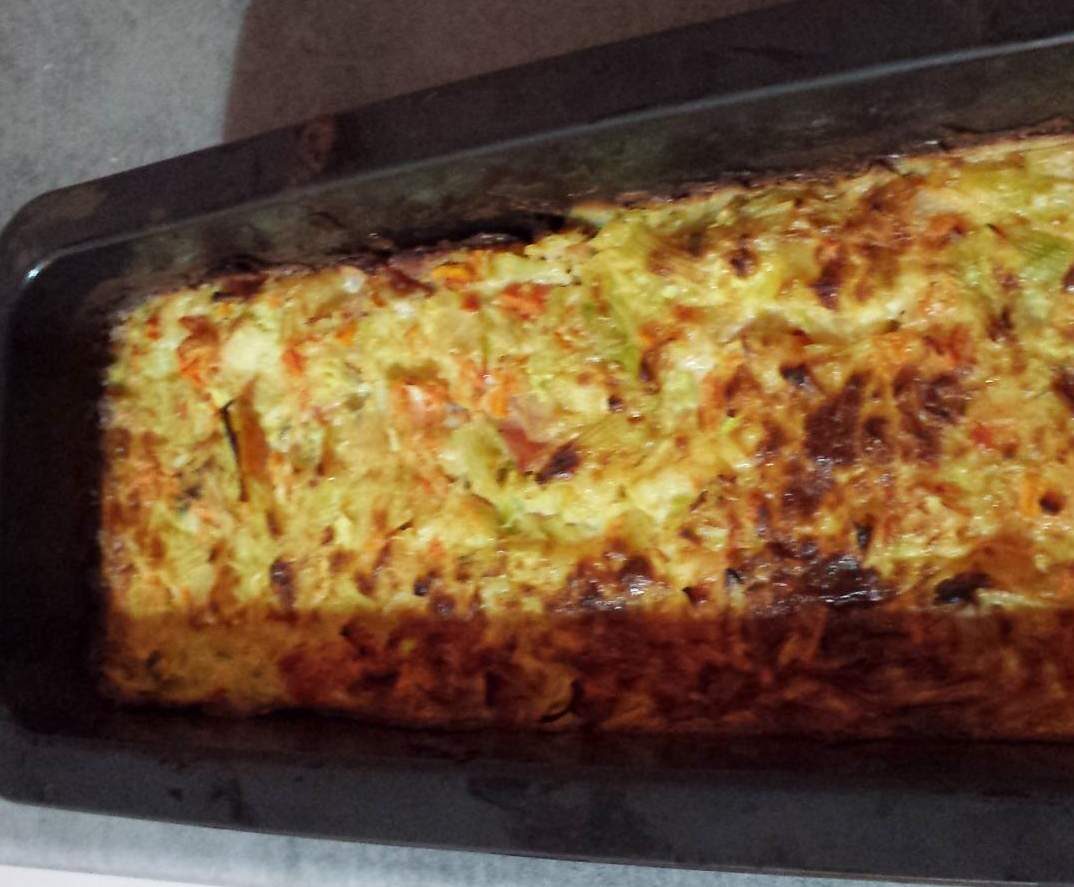 flan aux legumes et aux jambons