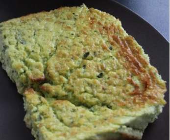 Flan de courgettes au boursin