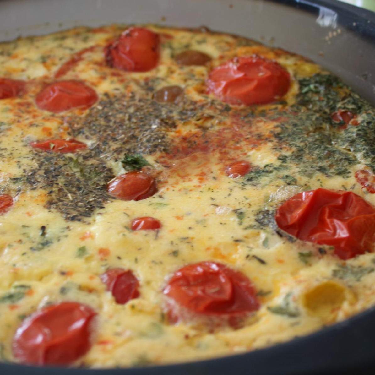 Flan de tomates/jambon