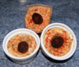 Flans aux poivrons et chorizo