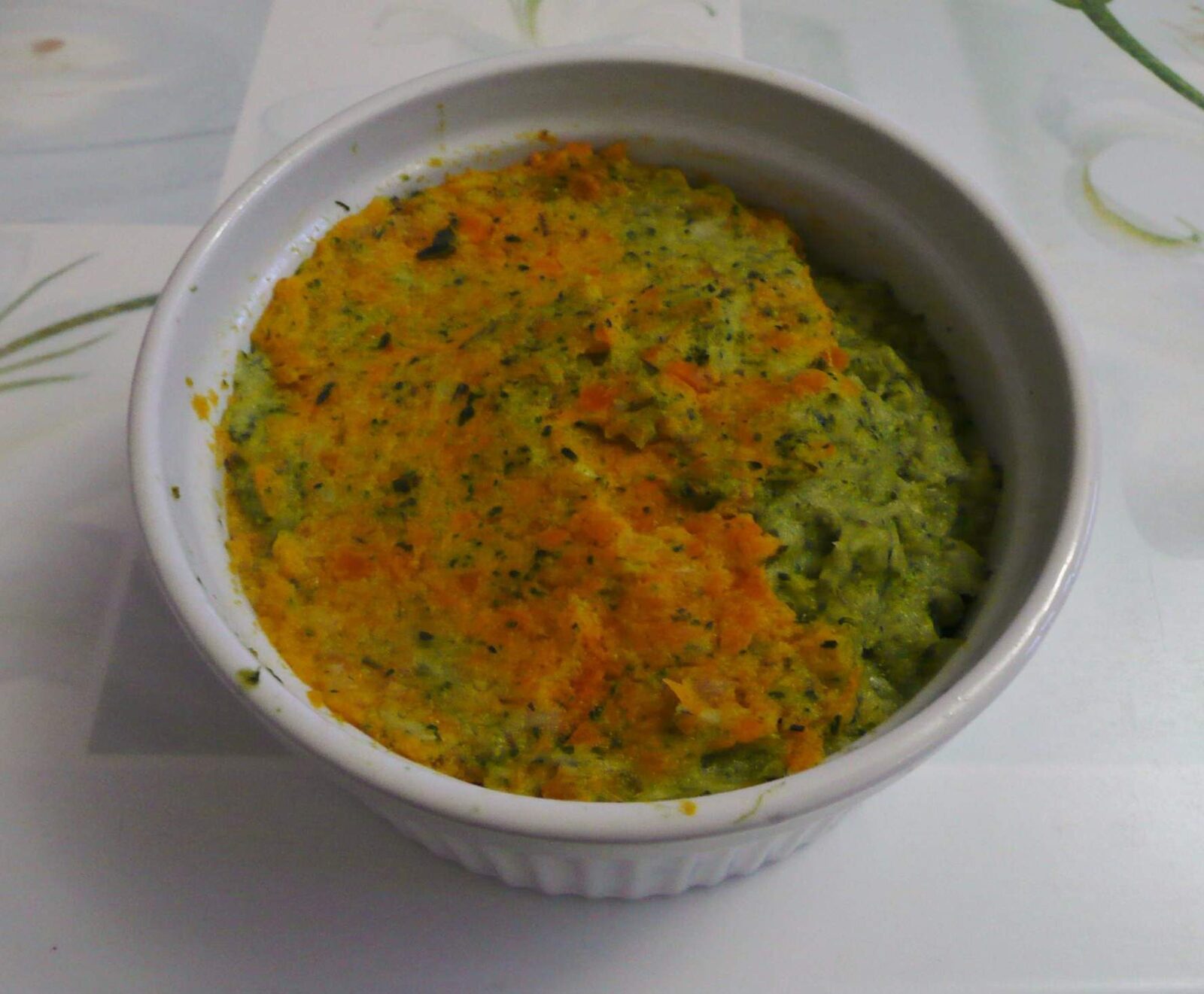 Flans de brocolis et carottes nouvelles