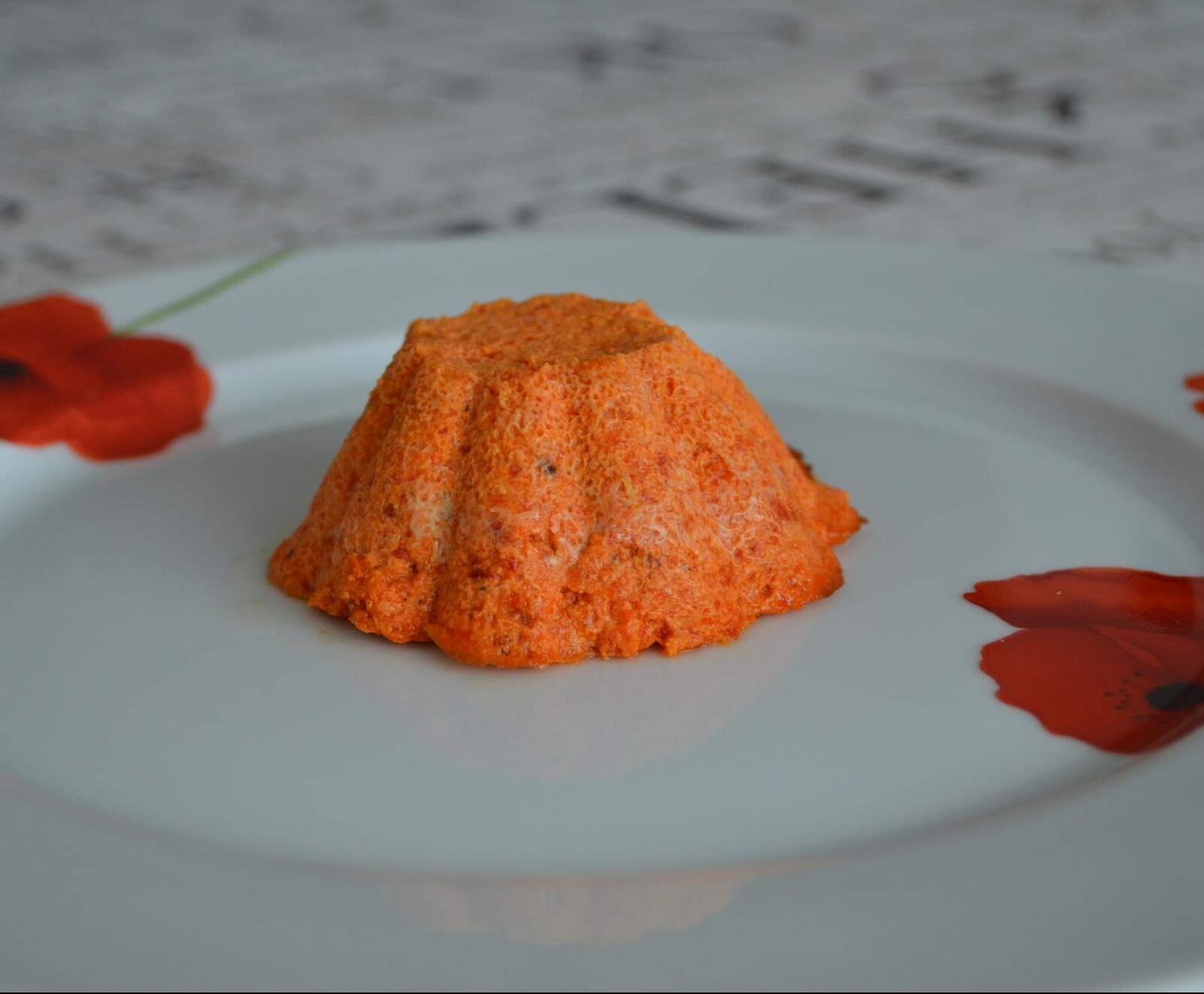 Flans poivron rouge et fromage frais