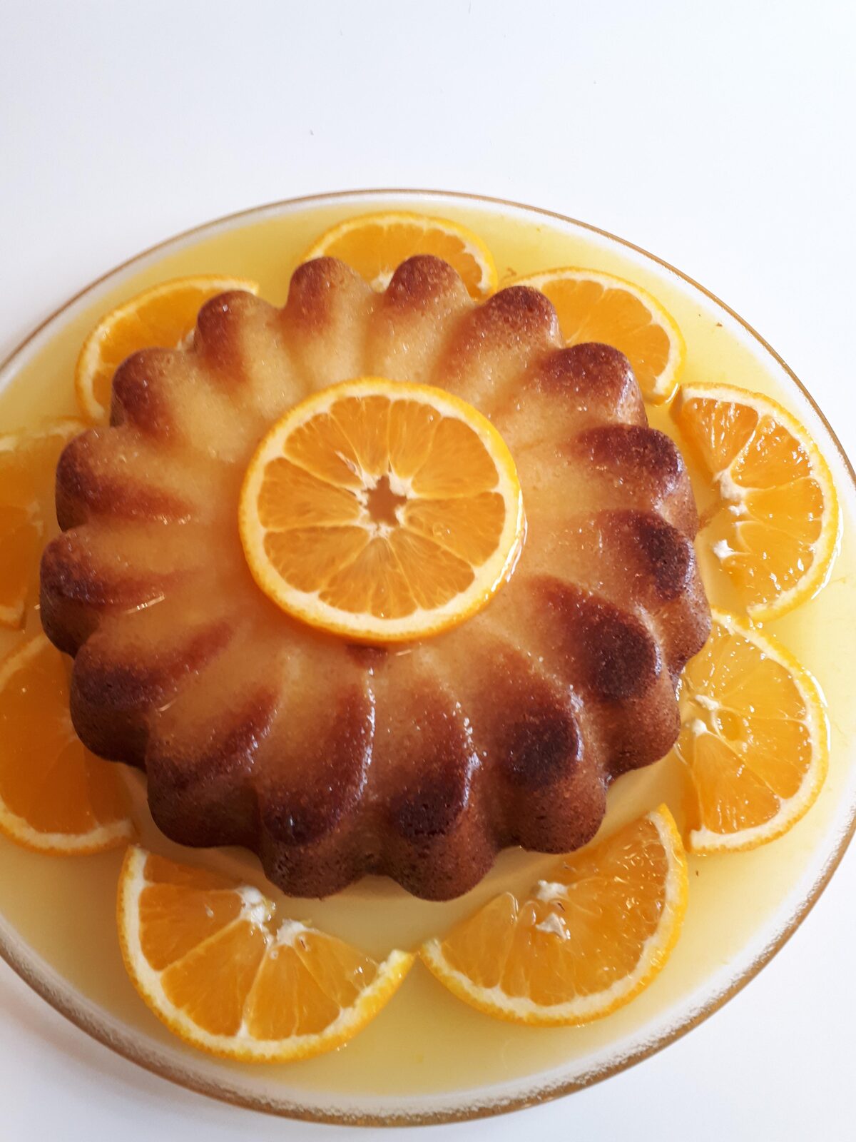 fondant à l'orange (variante : BÛCHE de NOËL orange/chocolat rapide et facile)