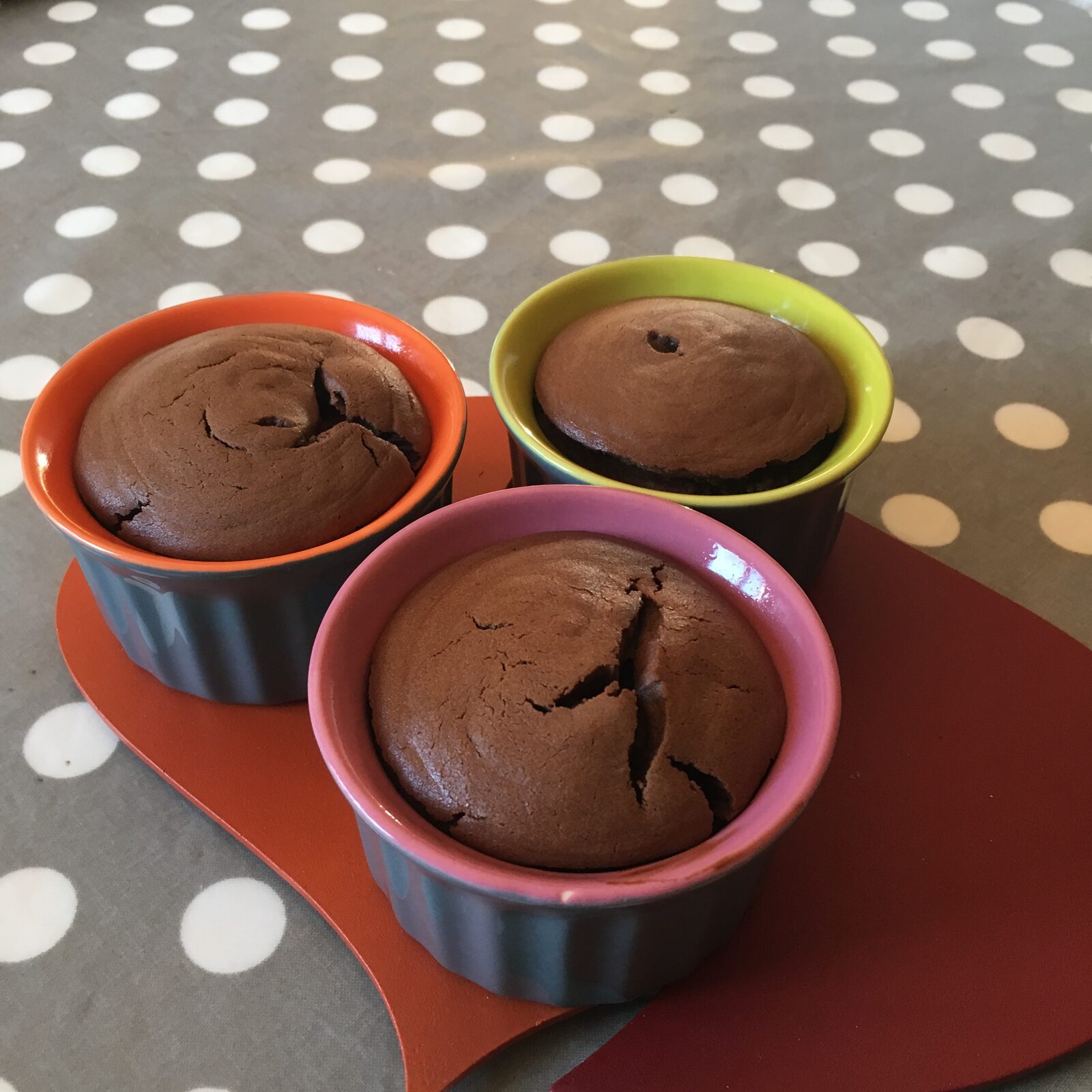 Fondant aux marrons et chocolat