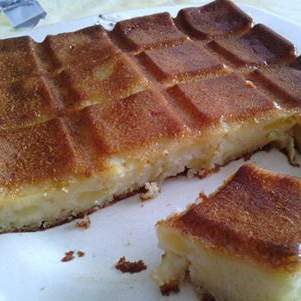 Fondant aux pommes et mascarpone