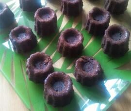 Fondant chocolat - marrons