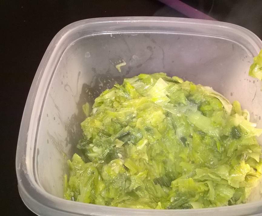 Fondue de poireaux au miel