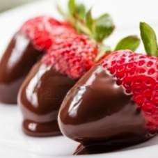 Fraises au chocolat