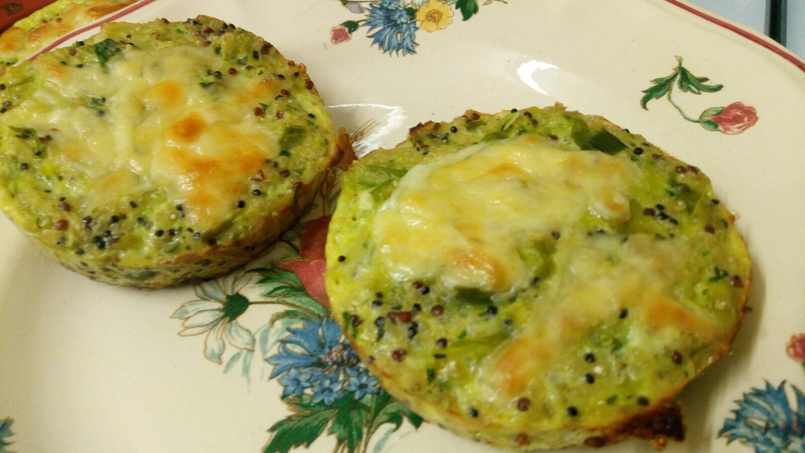 GALETTE AUX POIREAUX, OIGNONS ET QUINOA à indice glycémique bas