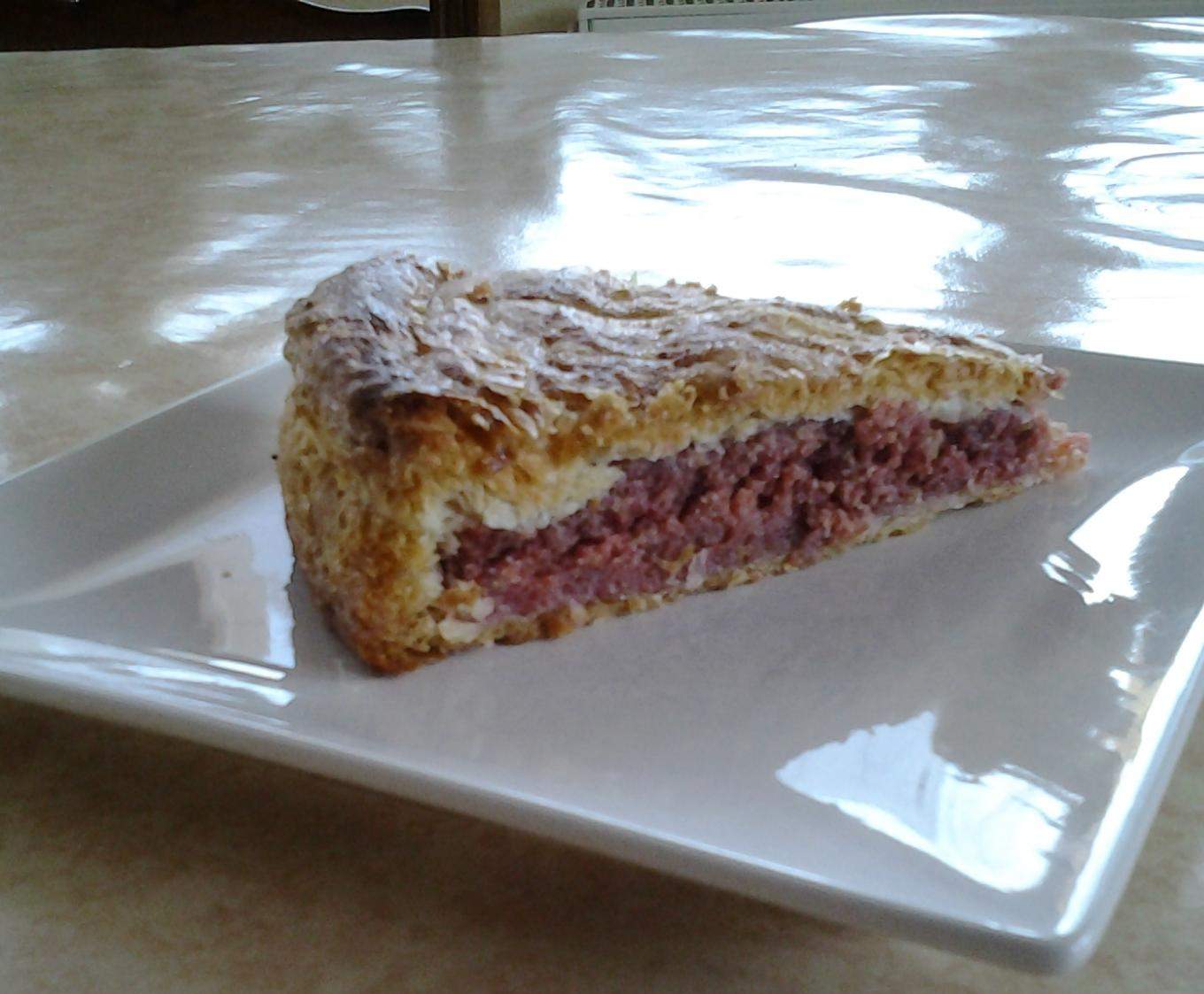 Galette des Rois aux pralines roses