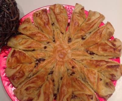 Galette des rois façon soleil feuilleté