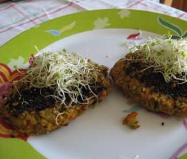 Galettes de Sarrasin et de Lentilles aux Epices