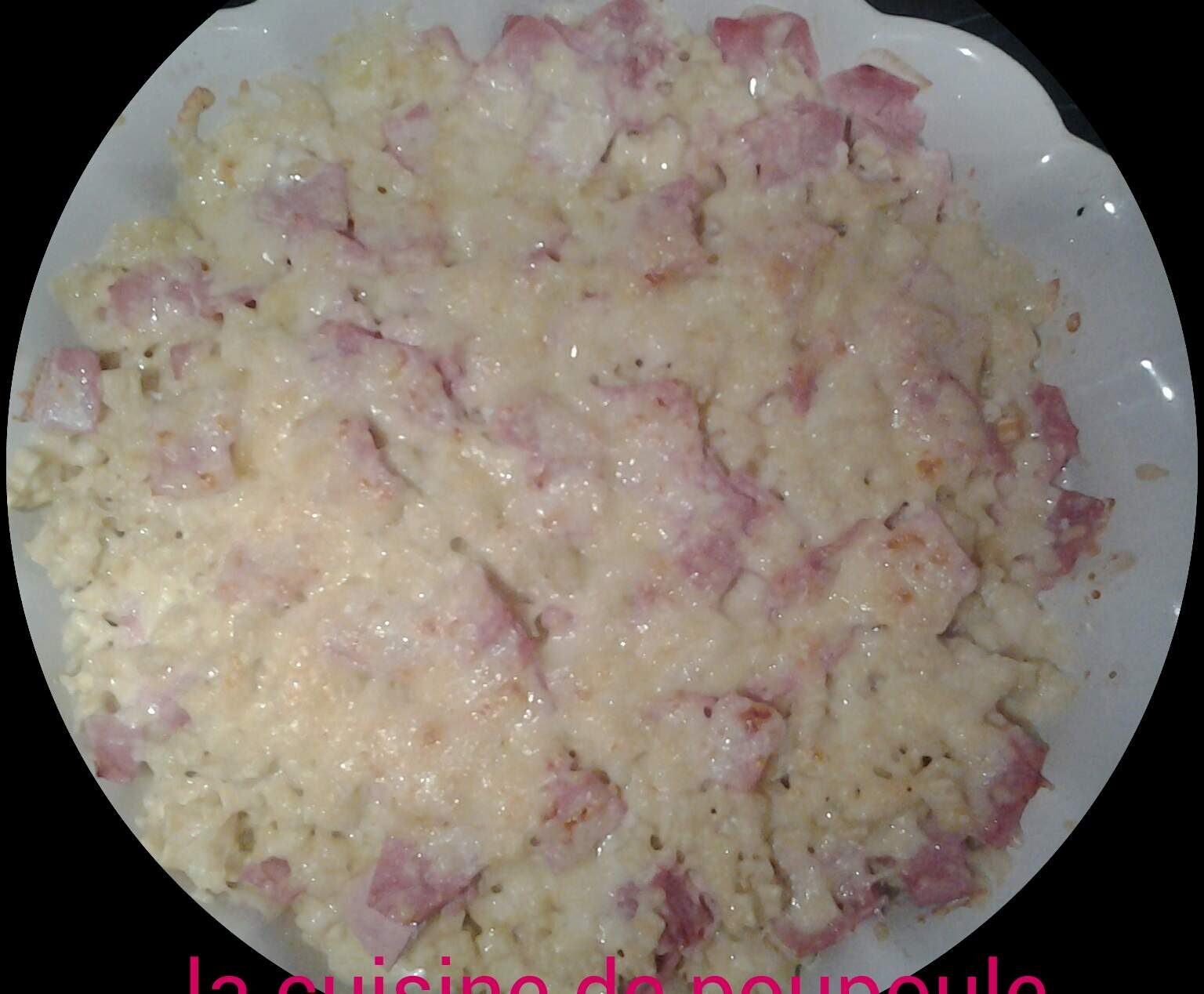 Gartin de crozet aux jambon set comté