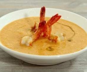 Gaspacho andalou de tomates et gambas