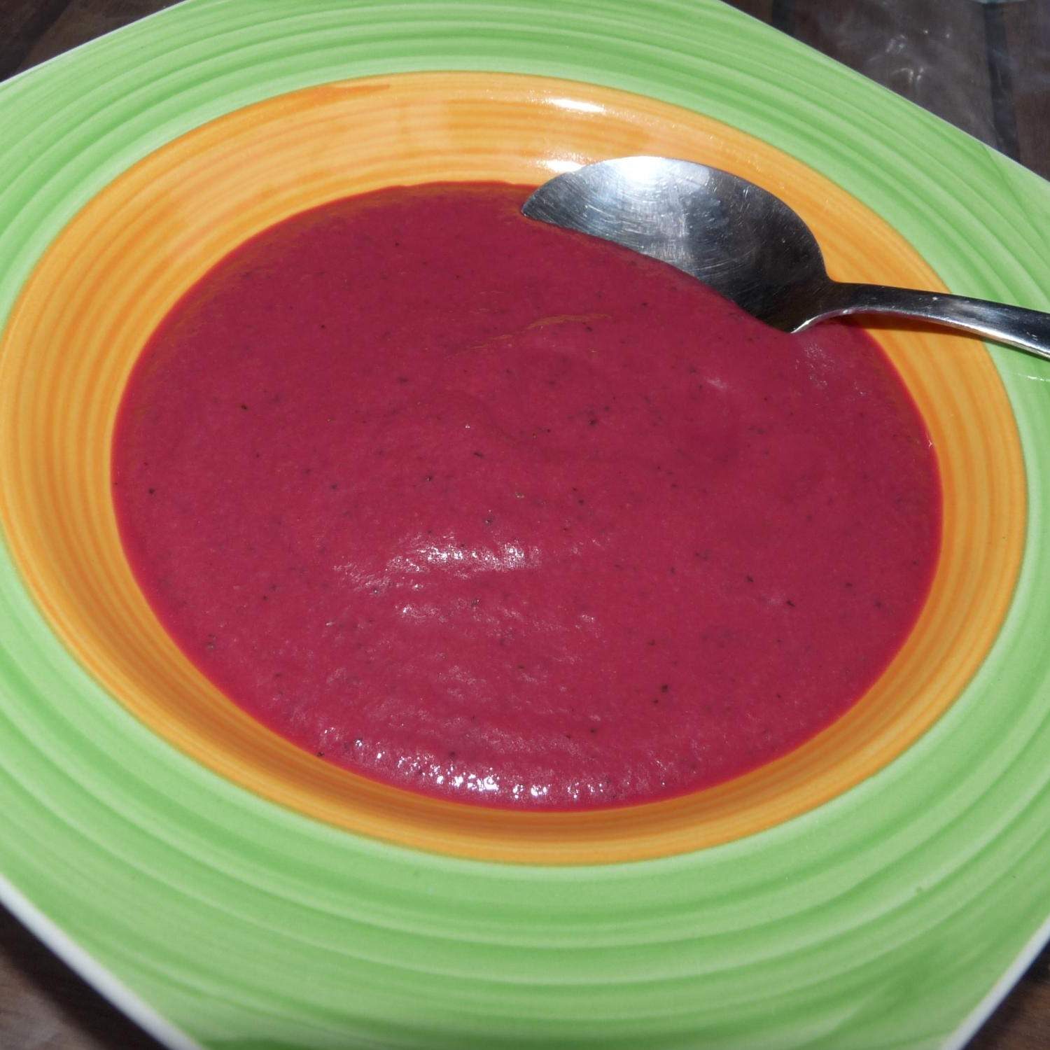 gaspacho de betterave rouge