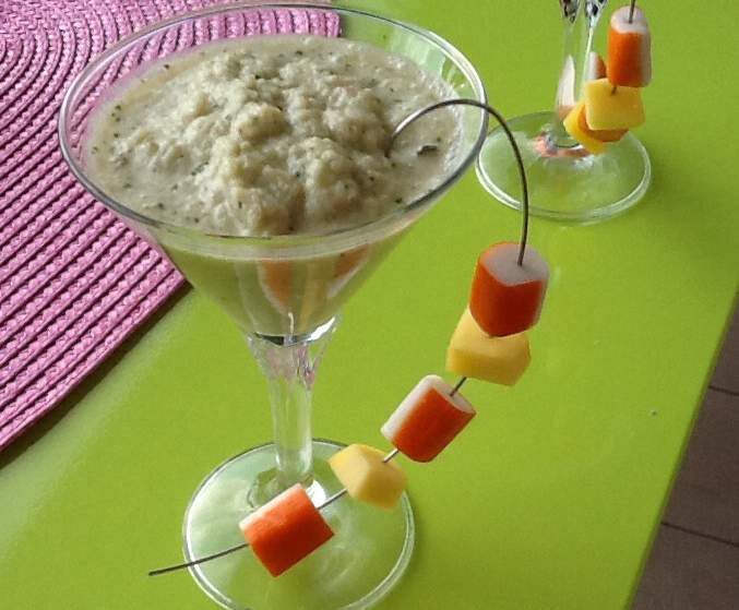 GASPACHO de CONCOMBRE à la MENTHE