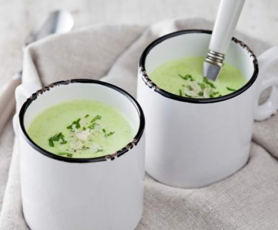 Gaspacho vert Concombre et Courgette
