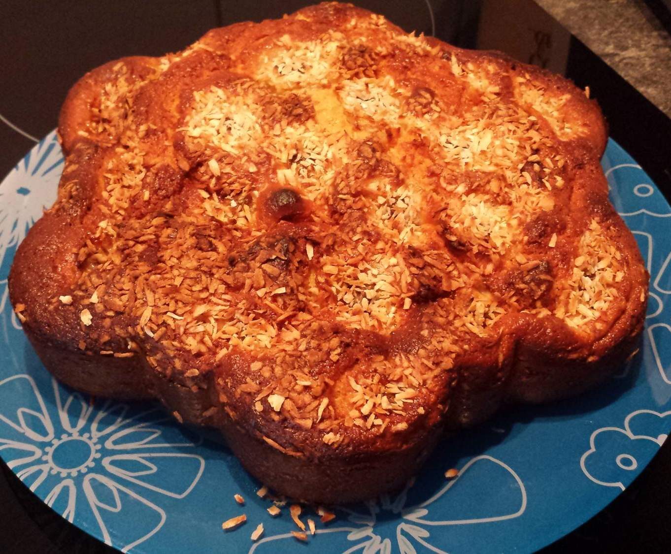 Gâteau à la banane et à la noix de coco