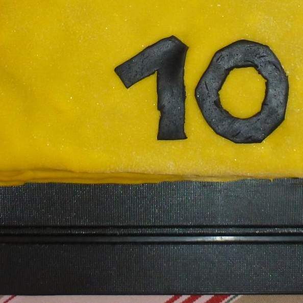 Gâteau anniversaire chocolat vanille