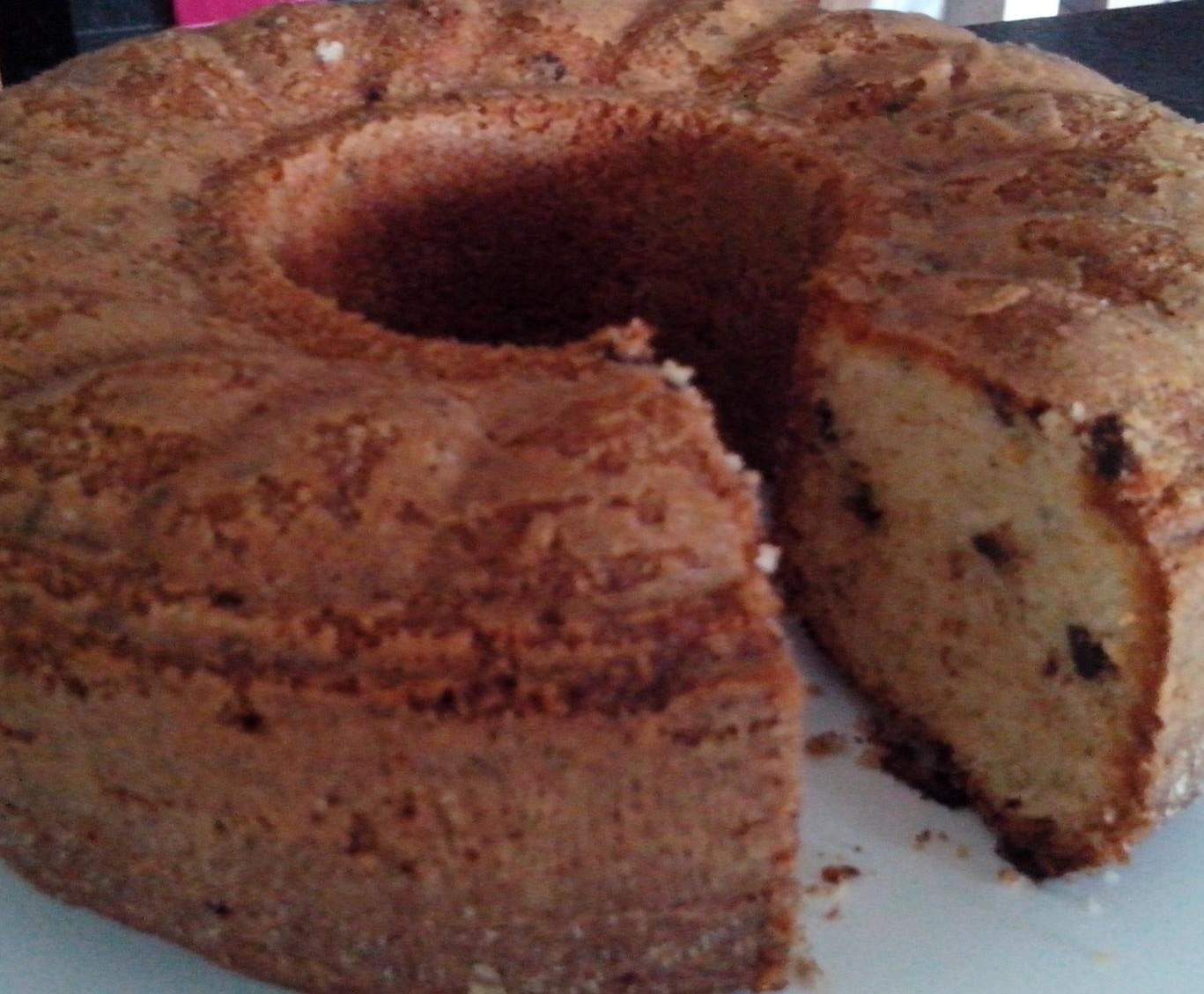 gâteau au yaourt et pépites de chocolat