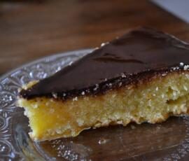 Gâteau aux amandes et clémentines