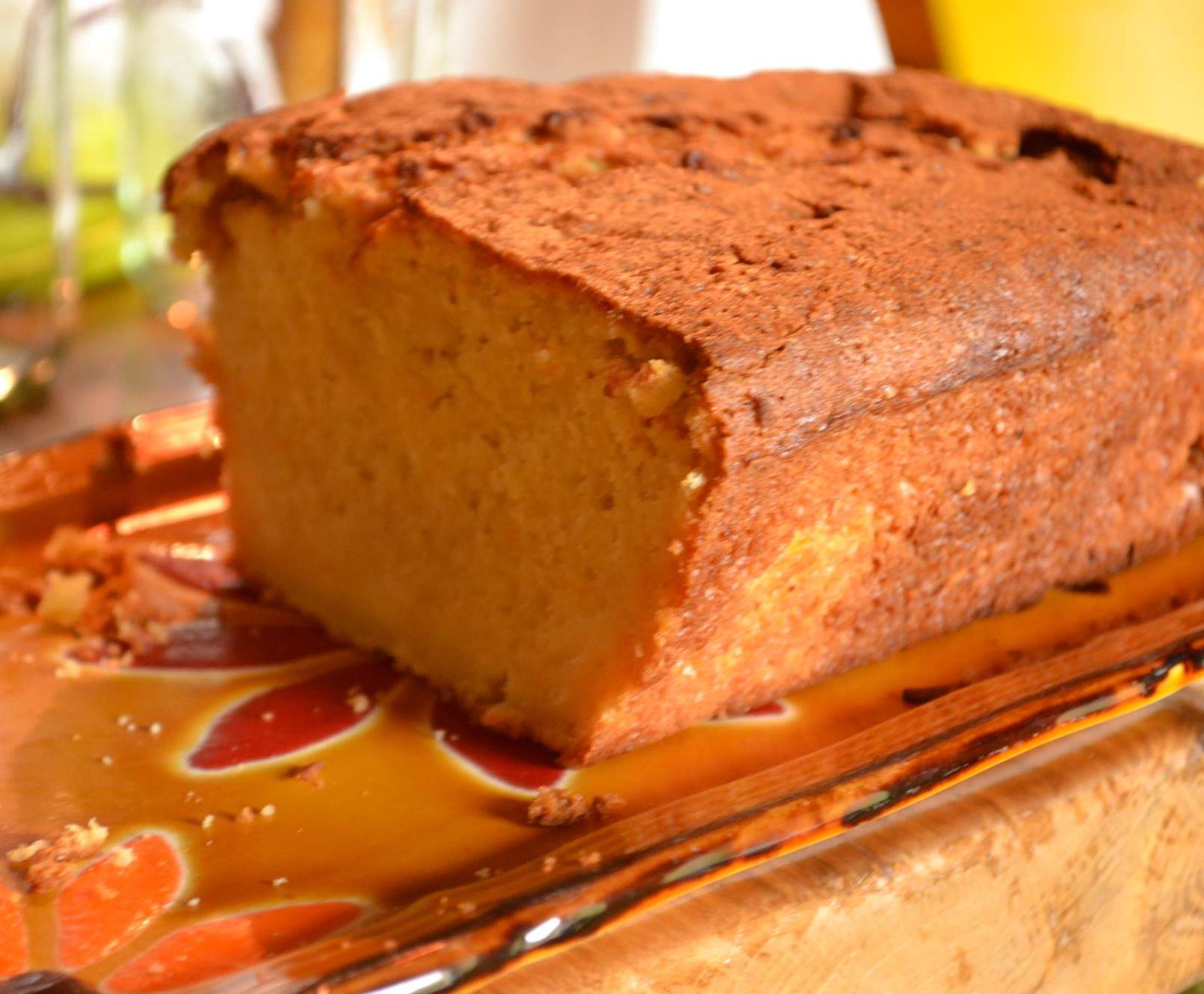 Gâteau aux pommes et à la sucrine du berry