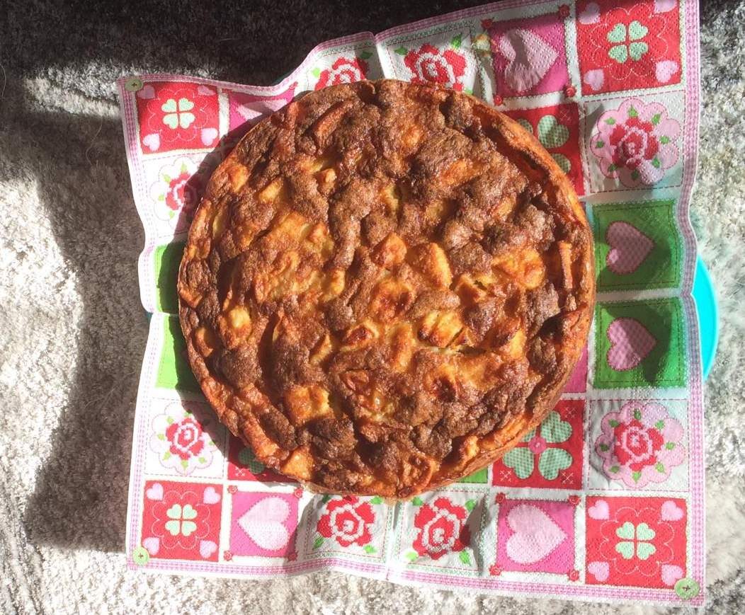 Gâteau aux pommes sans gluten et sans lactose