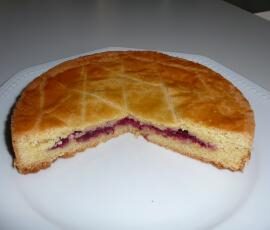 Gâteau breton à la framboise
