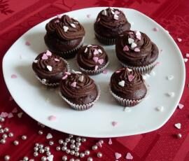 Gâteau chocolat-courgettes déguisé en cupcakes