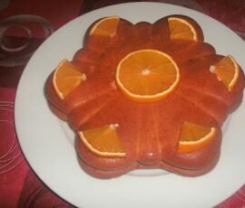 Gâteau de blancs d'oeufs à l'orange