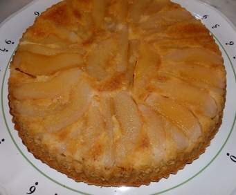 GATEAU FONDANT POIRE CHOCOLAT BLANC