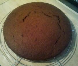 gâteau fromage blanc-choco léger