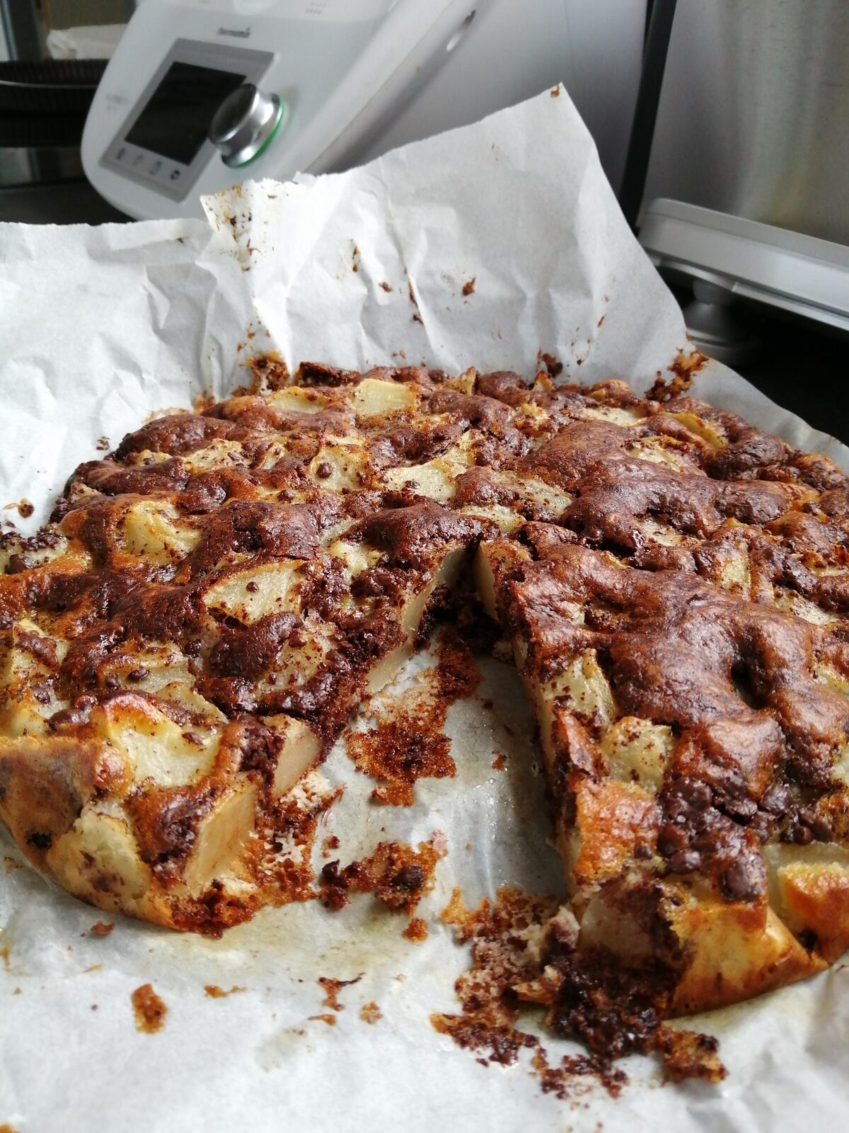 Gâteau léger poires chocolat WW