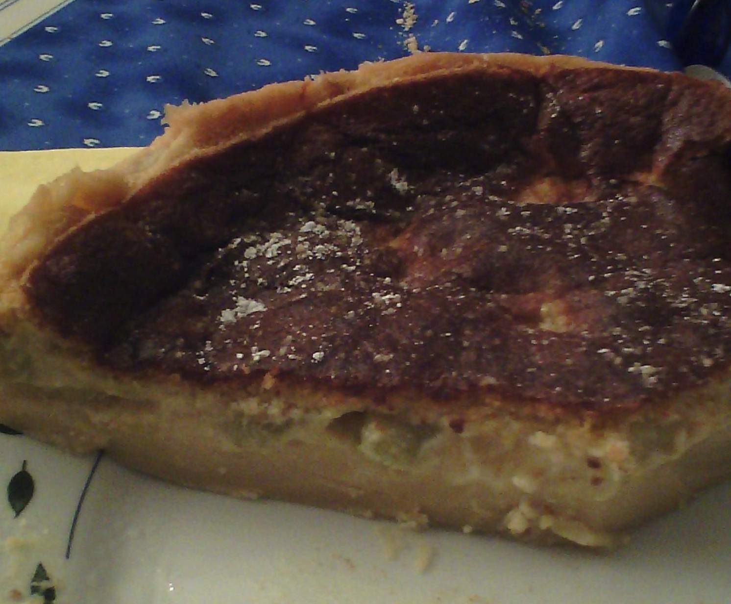 gâteau magique à la rhubarbe