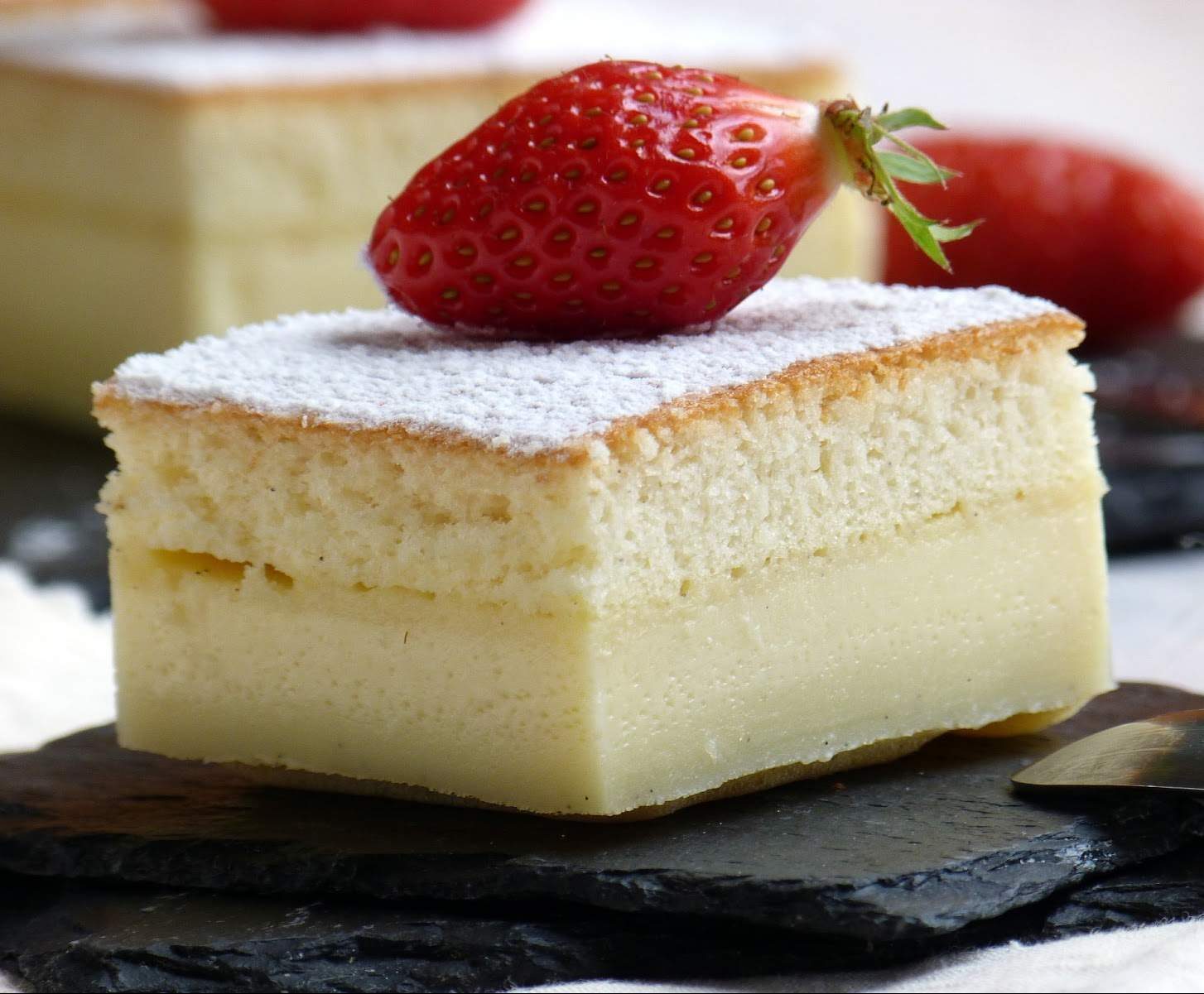 Gâteau magique à la vanille