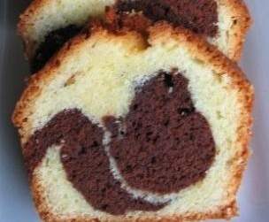 Gâteau marbré moelleux